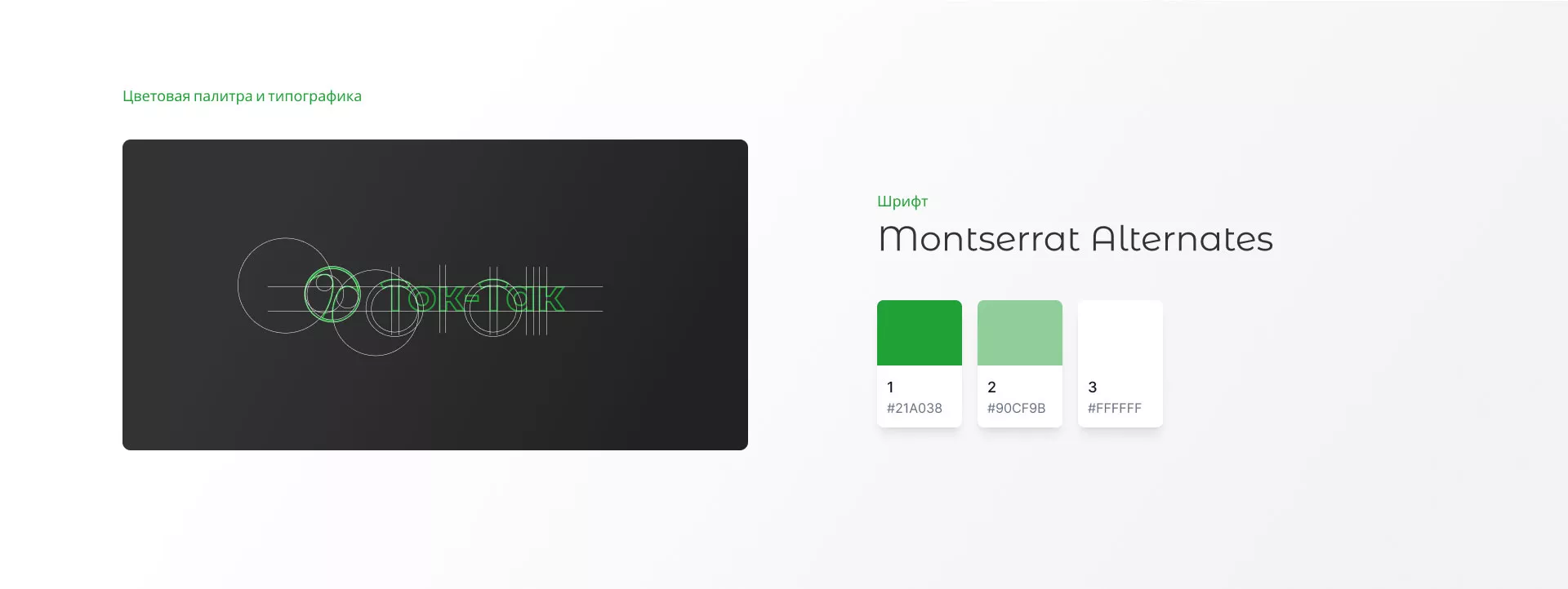 Разработка логотипа аутсорсинговой компании «Ток-Так» в Хабаровске