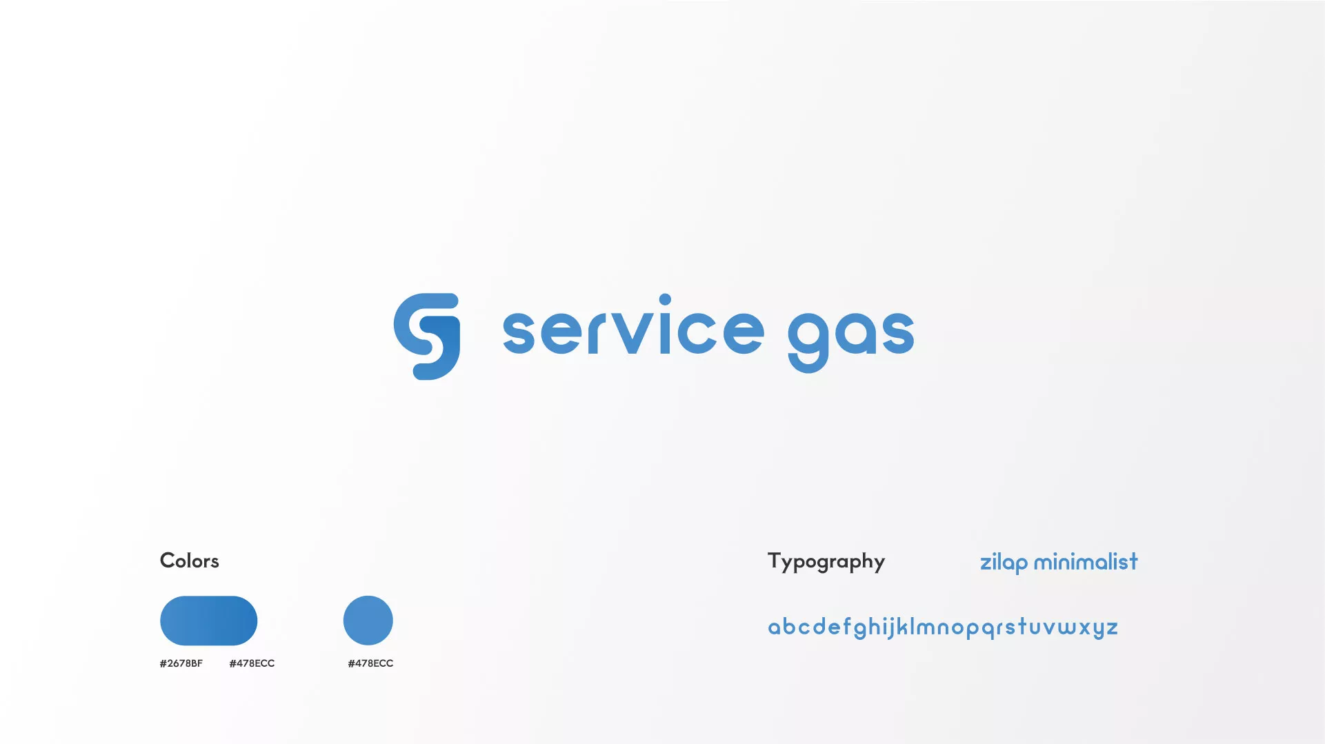 Разработка логотипа газовой компании «Сервис газ» в Хабаровске