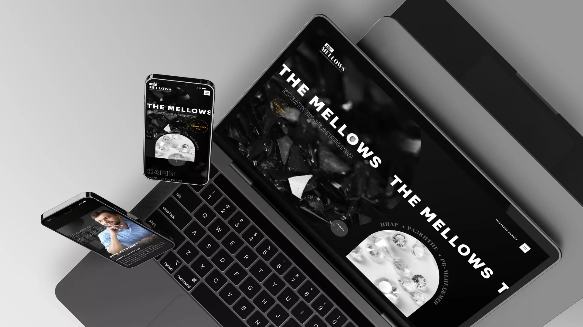 Разработка сайта креативного агентства «The Mellows» в Хабаровске