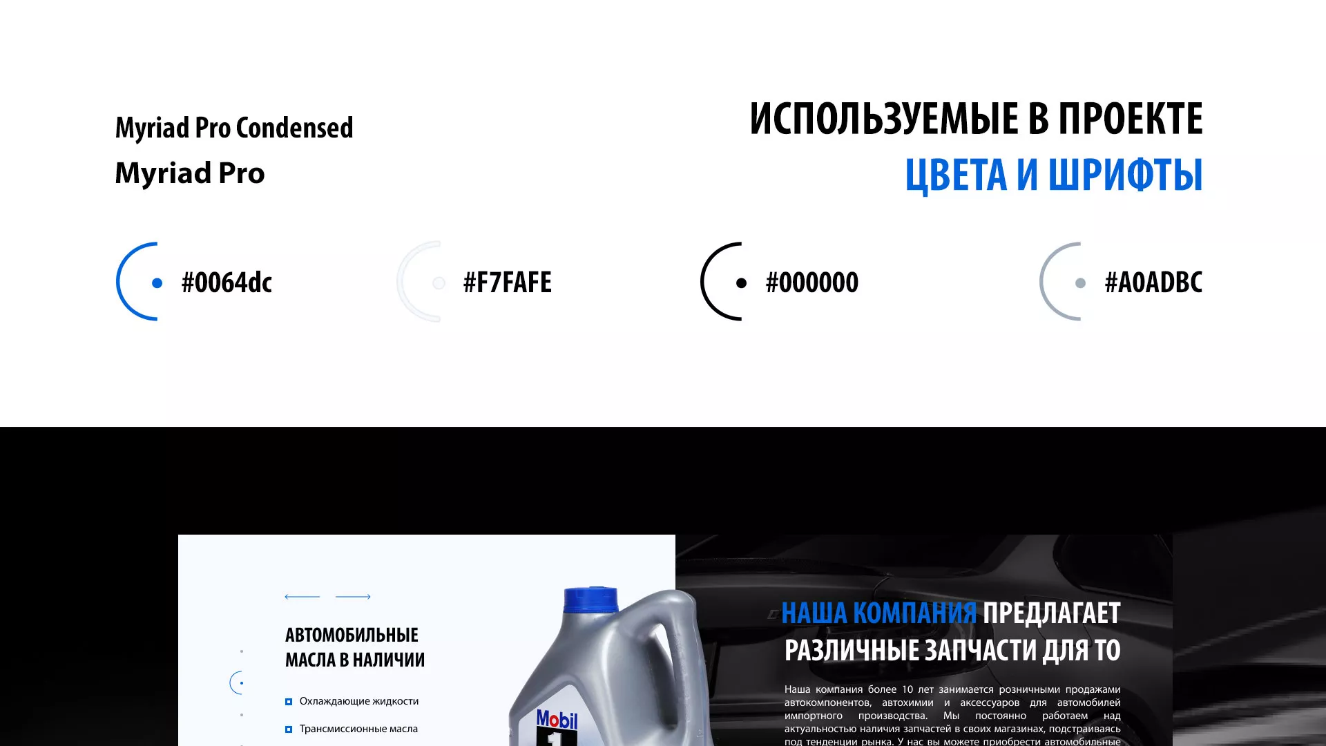 Разработка сайта магазина автозапчастей «М7» в Хабаровске