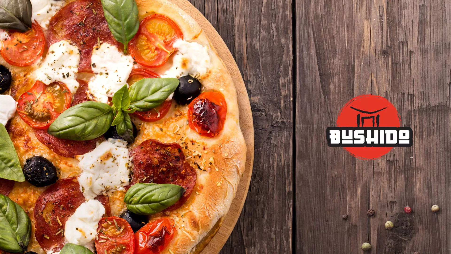 Разработка сайта для пиццерии «BUSHIDO» в Хабаровске