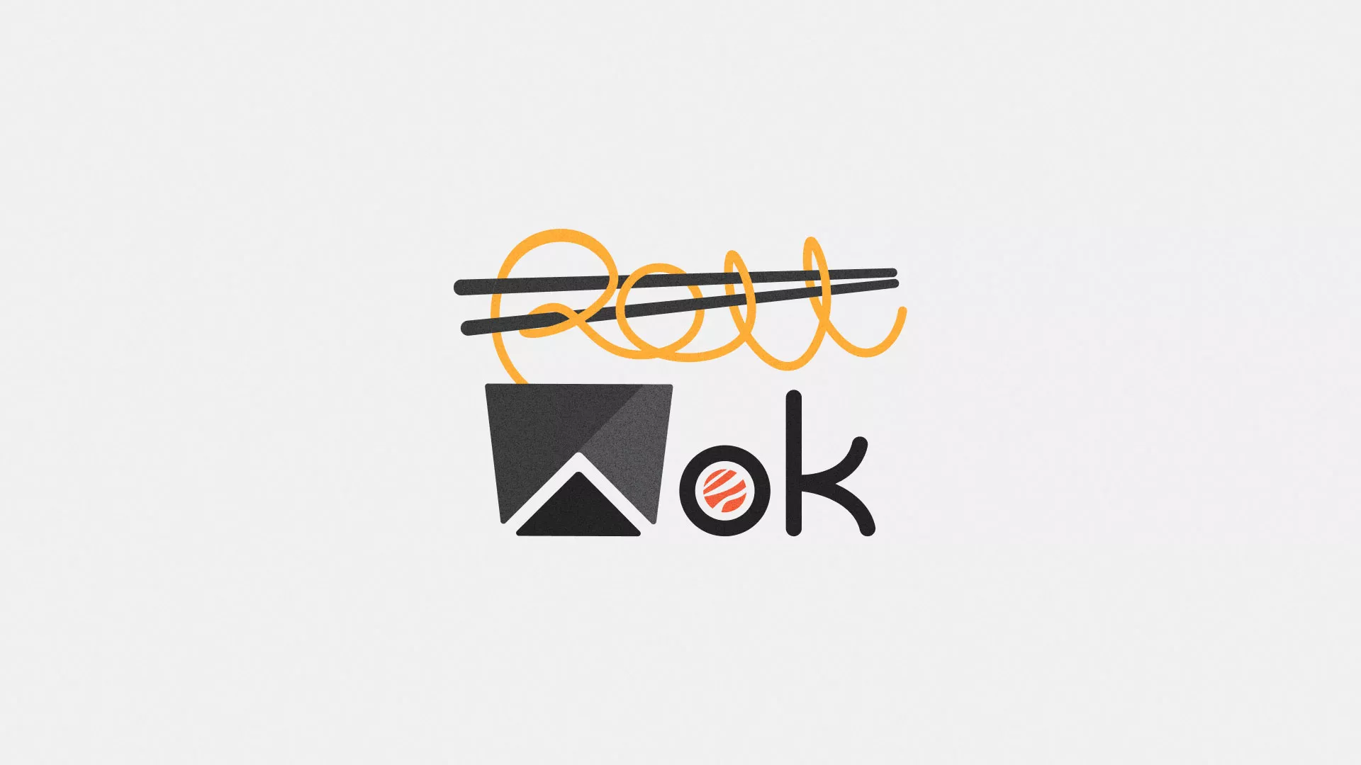 Разработка логотипа в Хабаровске для суши-бара «Roll Wok Club» Разработка логотипа в Хабаровске для суши-бара «Roll Wok Club»