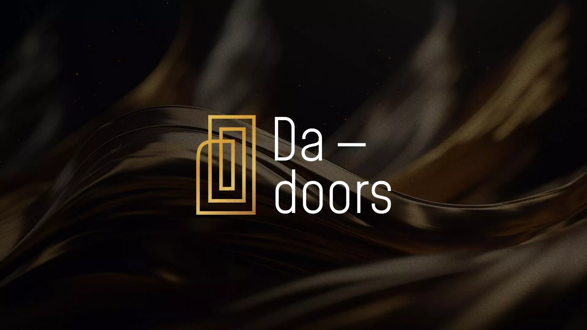 Разработка логотипа для компании «DA-DOORS» в Хабаровске